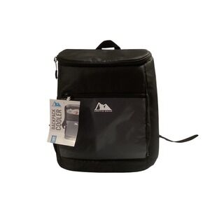 Arctic‎ Zone Backpack Cooler 18 Can Insulated Bag Black Grey New with Tags
